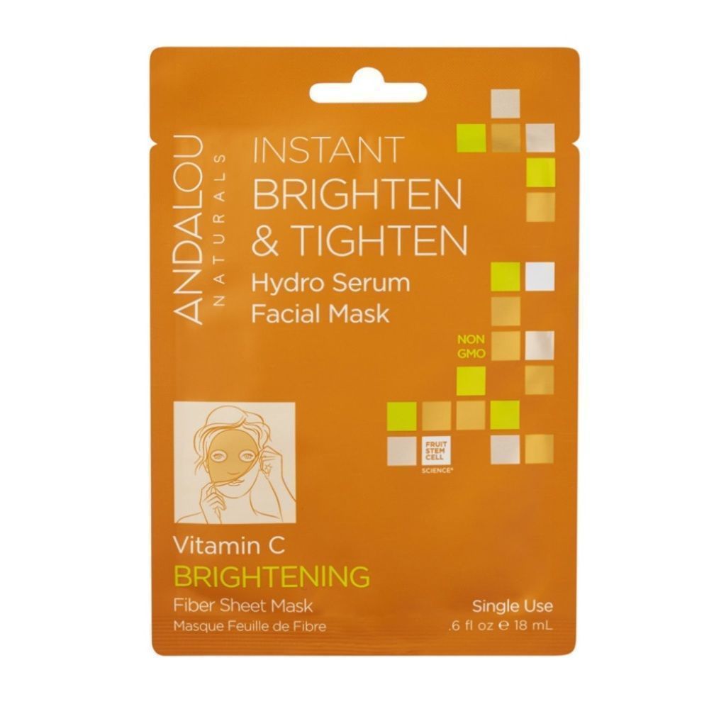 $3❤️‍🔥 LAST 1! Andalou Naturals Instant Brighten Tighten Hydro Serum Facial Mask